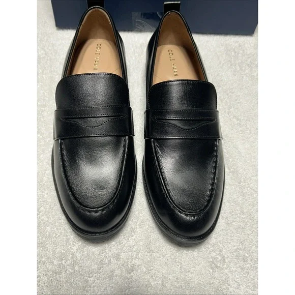 Cole Haan Stassi Penny Loafer Women's Size 8B  Black Leather New In Box - Picture 5 of 12